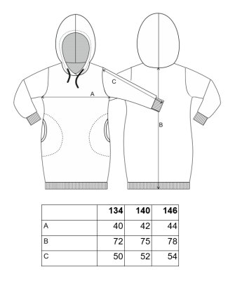 Obleka s kapuco - siva melanža srce bleščice