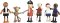 small foot Muñecos flexibles figuras piratas