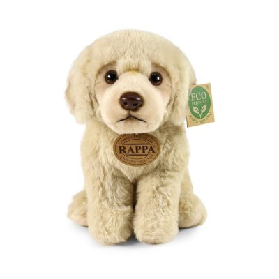Rappa Plyschhund Pyrenéerbergshund sittande 23 cm SOFT COLLECTION, ECO-FRIENDLY