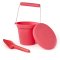 Bigjigs Toys Secchiello da spiaggia rosa scuro