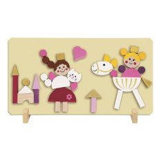 Detoa Magnetyczne puzzle księżniczki
