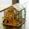 Puzzle 3D en bois RoboTime Miniature de maison Serre de fleurs
