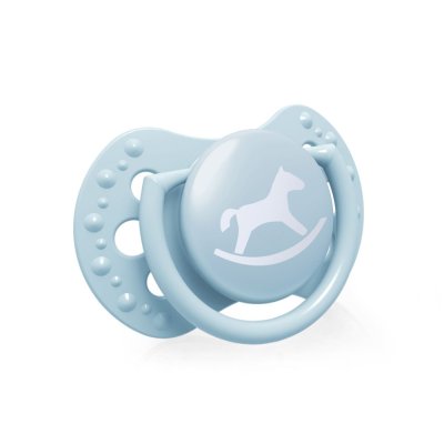 LOVI Smoczek mini Baby shower 0-2m 2szt chłopiec
