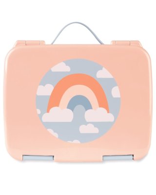 SKIP HOP Pudełko na drugie śniadanie Bento w stylu Spark, tęczowe, 3 lata+