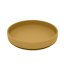 PETITE&MARS Conjunto de comedor silicona TAKE&MATCH 2 uds plato + cubiertos Ocre Intenso 6m+