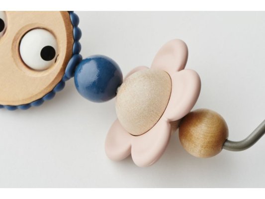 BABYBJÖRN Zabawka do łóżeczka Googly Eyes Pastel - drewniana