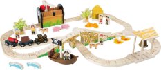 small foot Comboio de Madeira Piratas