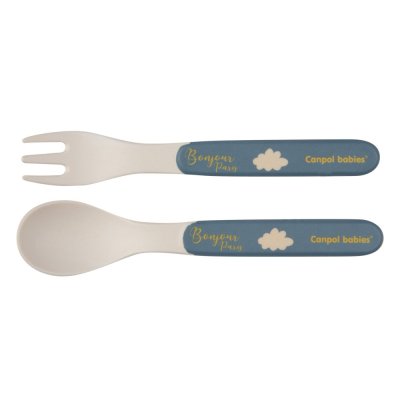 CANPOL BABIES Bonjour Paris Geschirrset 5-teilig blau