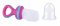 NUBY Feeding net 6 m+, pink