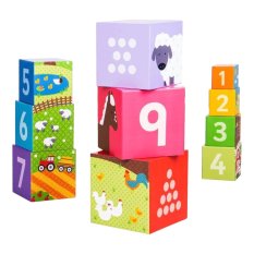 Bigjigs Toys Farm oktatókockák
