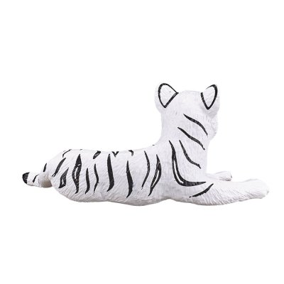 Mojo Weißer Bengal-Tiger Junges liegend