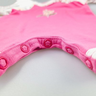 Pajacyk cienki krótki DRUK Outlast® - zielnik