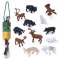 Mojo Mini mundo Animais da floresta 12 unidades