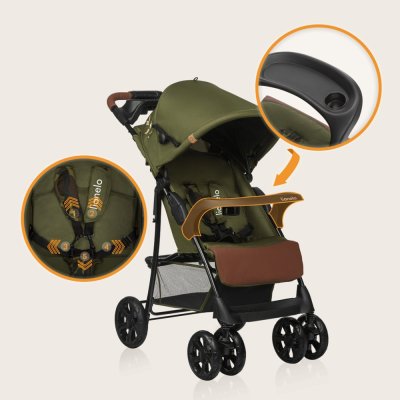 LIONELO Sportska kolica Emma Plus Forest Green
