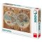 Dino Puzzle Weltkarte von 1626 - 500 Teile