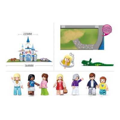 Sluban Girls Dream Holidays M38-B0610 Château Romantique