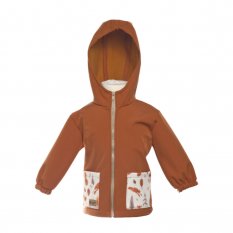 Monkey Mum® Softshell Baby Jacket with Membrane - Autumn Leaves