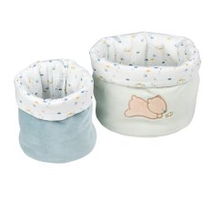 NATTOU Storage organizer 2 pcs Jules teddy bears 20x20 cm + 15x20 cm Romeo, Jules & Sally