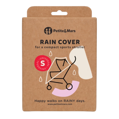 PETITE&MARS Rainy Compact pláštenka na menší sportovní kočárek