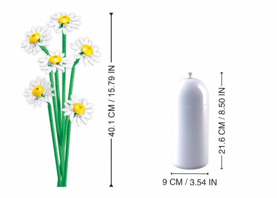 Sluban Flowers M38-B1101-16 Százszorszépek vázában