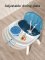 Sedia da pranzo per bambini 2 in 1 Grow - Blu