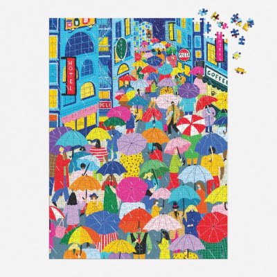 Puzzle Galison Uliczka z Parasolami 1000 elementów