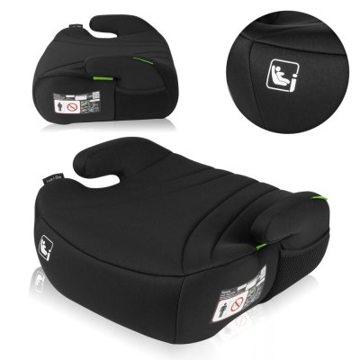 LIONELO Podsedák Luuk i-Size (125-150 cm) Black