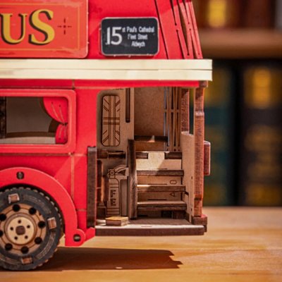 RoboTime 3D Holzpuzzle Londoner Doppeldecker