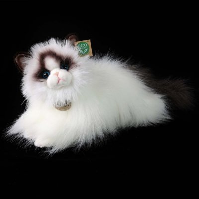 Rappa Plyschkatt ragdoll liggande 35 cm ECO-FRIENDLY