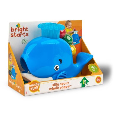 BRIGHT STARTS Musikalisches Lichtspielzeug Wal Popper 6m+