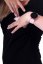 Majica za dojenje Katarina, kratki rukavi - crna
