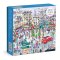 Galison Folienpuzzle Michael Storrings Weihnachtliches Paris 1000 Teile