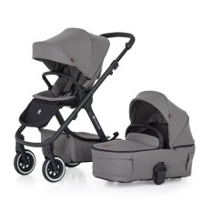 PETITE&MARS Barnvagn kombinerad ICON 2in1 Dove Grey LITE AIR