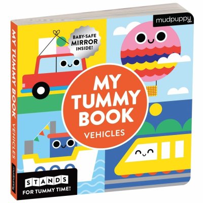 Mudpuppy Livro de Dupla Face com Espelho Meios de Transporte