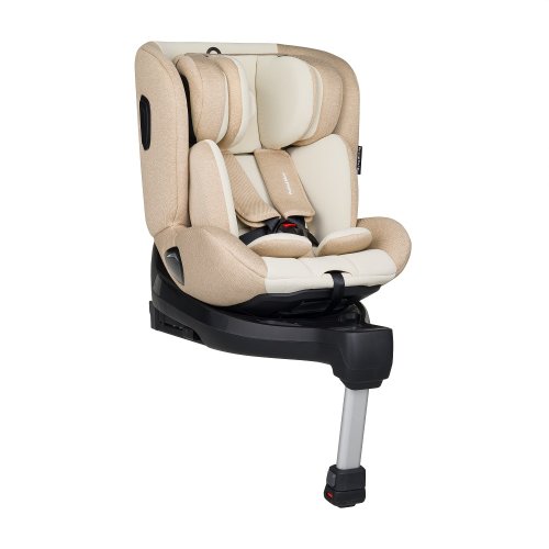 PETITE&MARS Autostoel Reversal Pro i-Size 360° Caramel Bruin 40-105 cm + Spiegel Oly Grijs 0m+