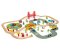 Bigjigs Rail Caminho de Ferro de Madeira com Campo 80 peças