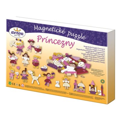 Detoa Magnetyczne puzzle księżniczki