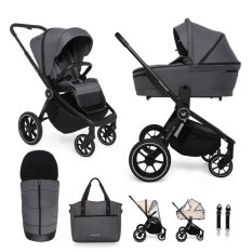 MUUVO Kombikinderwagen Quick 4.0 Iron Graphit Set 2in1