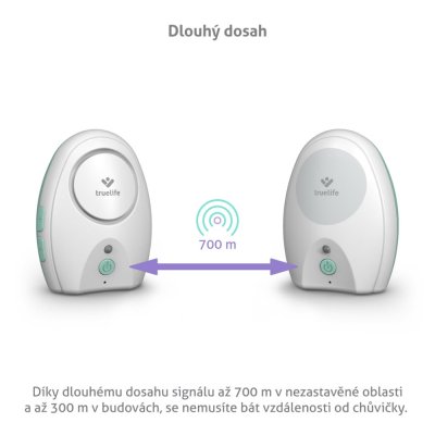 Kieszonkowa cyfrowa niania audio TRUELIFE NannyTone VM
