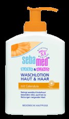 SEBAMED Dětská mycí emulze s měsíčkem, 200 ml