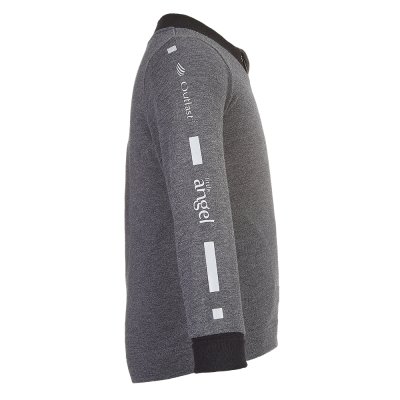 Camisola REFLEX smyk com fecho Outlast® - cinzento escuro mesclado