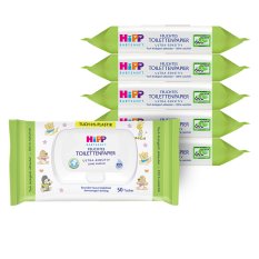 6x HiPP Babysanft ULTRA SENSITIVE kostea wc-paperi, 50 kpl