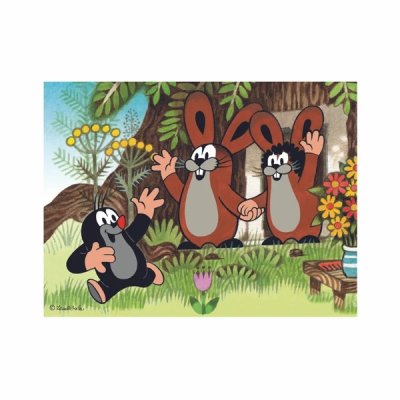Dino Drewniane klocki Krecik i przyjaciele 12 szt.
