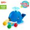 BRIGHT STARTS Musikalisches Lichtspielzeug Wal Popper 6m+