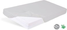 BABYMATEX Sábana impermeable con goma Bambú 70x140 cm st. gris