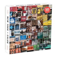 Galison Puzzle Buntes New York, 500 Teile