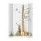 CEBA BABY Wickelauflage 2-seitig mit fester Platte (50x70) Basic Woodland