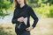 Voedingshoodie Monkey Mum® zwart - aapje