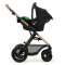 KINDERKRAFT Kombi-Kinderwagen Moov 2 Air 3in1 Pure Black