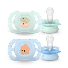 Philips AVENT Schnuller Ultrastart Abbildung 0-2m Junge, 2 Stk.